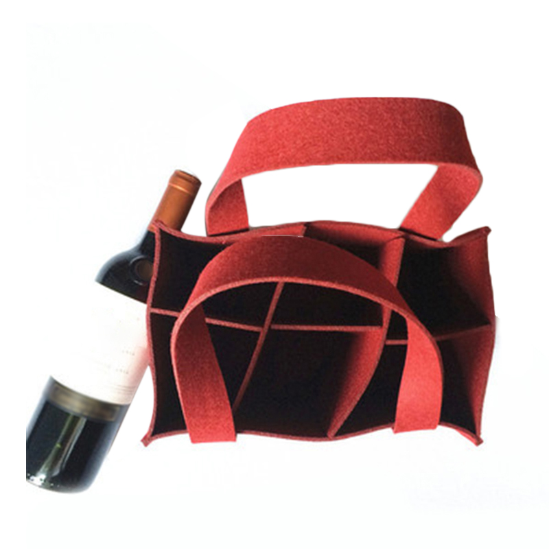 Wine Beer Holder - 6-delige vilten opbergzak voor bier en