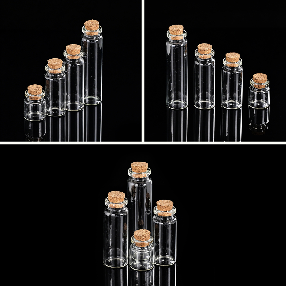 Bottle Stopper Set - Glazen kurkstopflesset Bericht in een fles