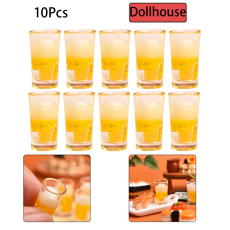Wine Beer Usa - 10 stks Miniatuur Speelgoed Keuken Bier