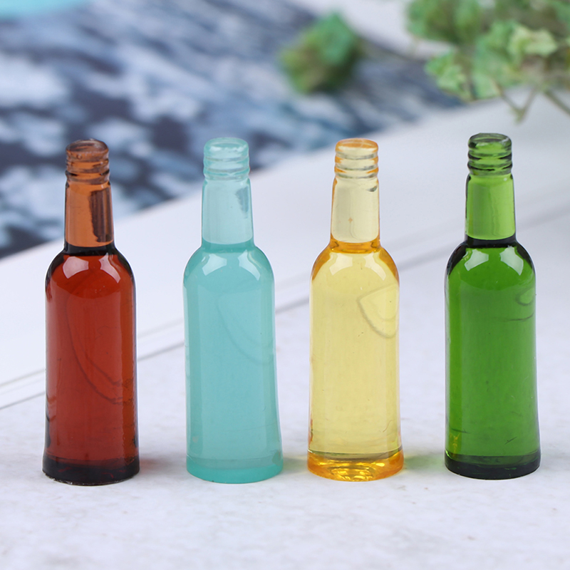 Wine Beer Usa - 6 stuks 1:12 poppenhuis miniatuur bier