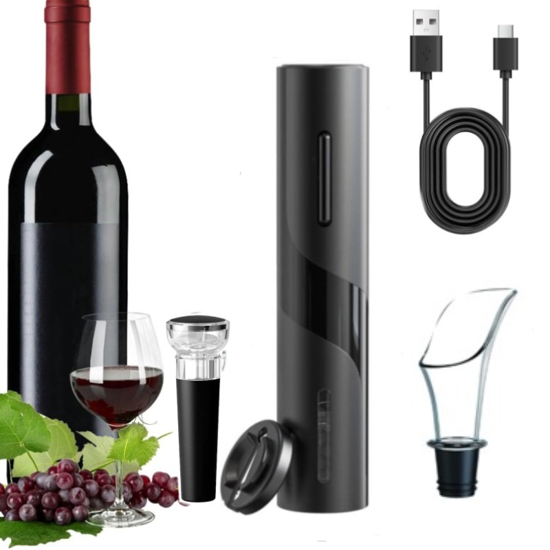 Bottle Stopper Set - Oplaadbare multifunctionele elektrische automatische kurkentrekker Wijnopener