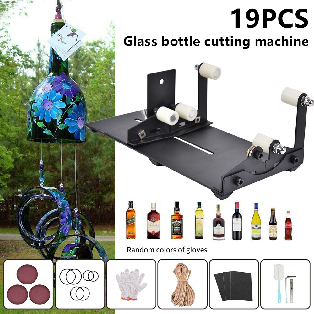 Wine Beer Holder - 19 stuks glazen flessensnijder gereedschap vierkante