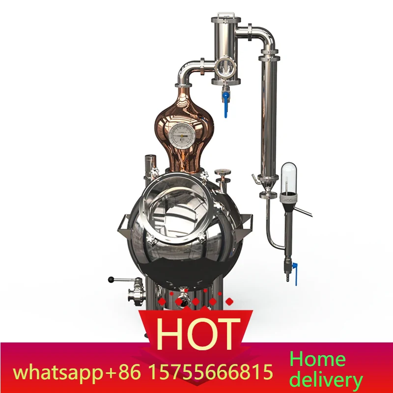 Wine Beer Distillation - 42L Kalebasvormige distilleerketel voor thuisbrouwen en