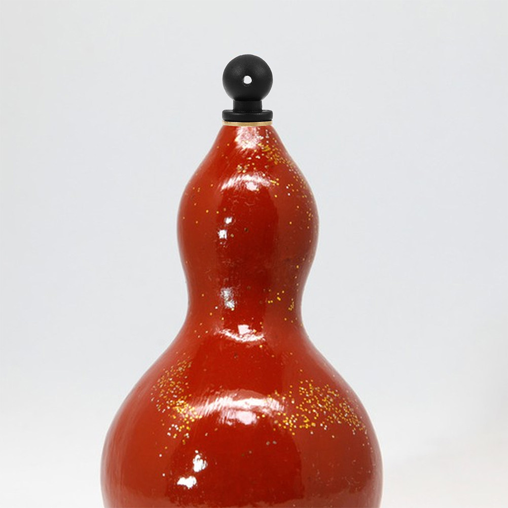Bottle Stopper Set - 4 Stuks Kalebas Flesdoppen Messing Wijnstopper
