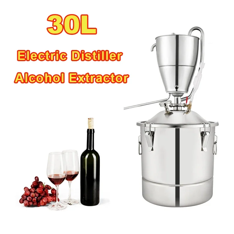 Wine Beer Distillation - 30L Brouwen Machine Water Alcohol Distilleerder