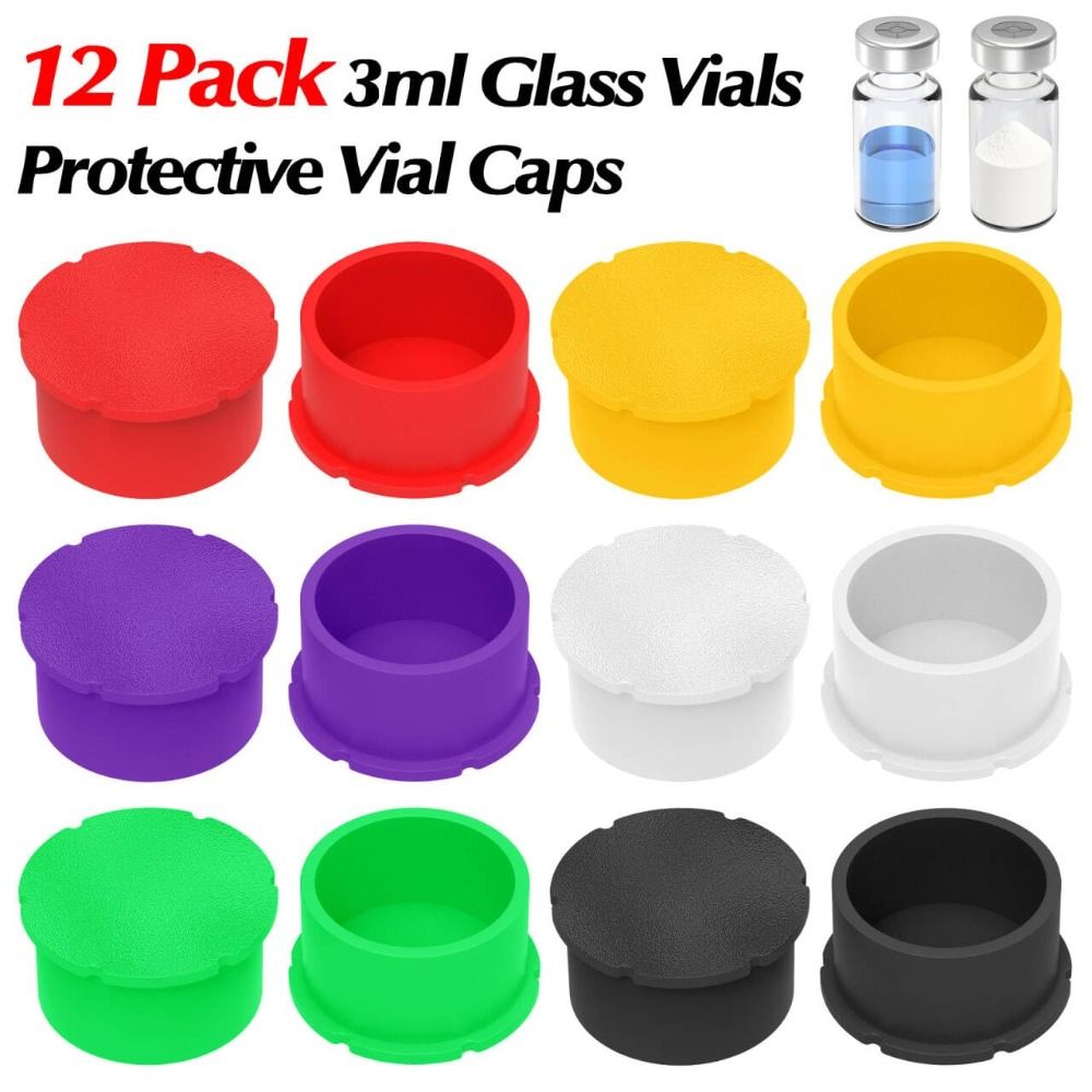 Bottle Stopper Set - 12 stks/pak Lekvrije Glazen Flesjes Beschermende