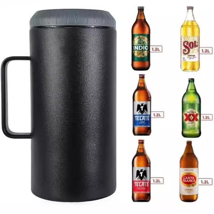 Wine Beer Holder - Aangepaste 40oz dubbellaags roestvrijstalen ijsemmer nieuwe