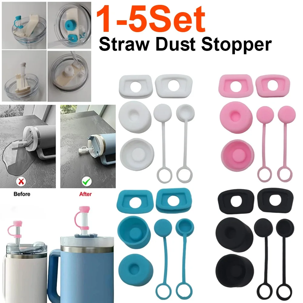 Bottle Stopper Set - Siliconen Morsbestendige Stopset Voor Stanley Cup