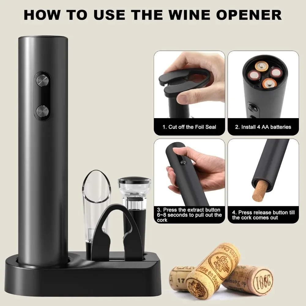 Elektrische wijnopenerset Elek - Bottle Stopper Set recensie en prijs