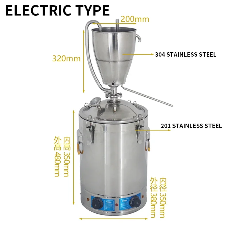 30L Rvs Water Alcohol Distille - Wine Beer Distillation recensie en prijs