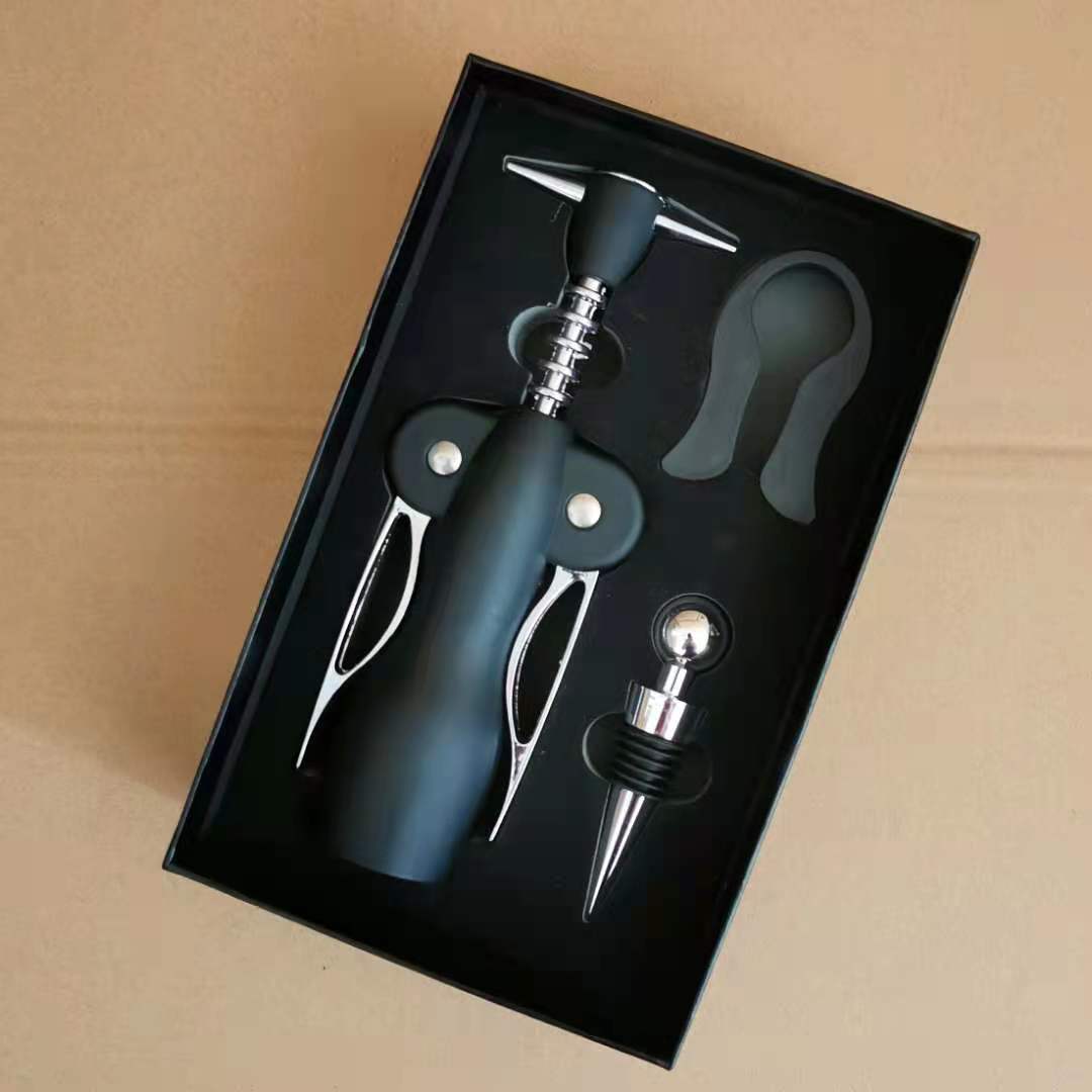 geschenkpakket rode wijn bierf - Bottle Stopper Set recensie en prijs