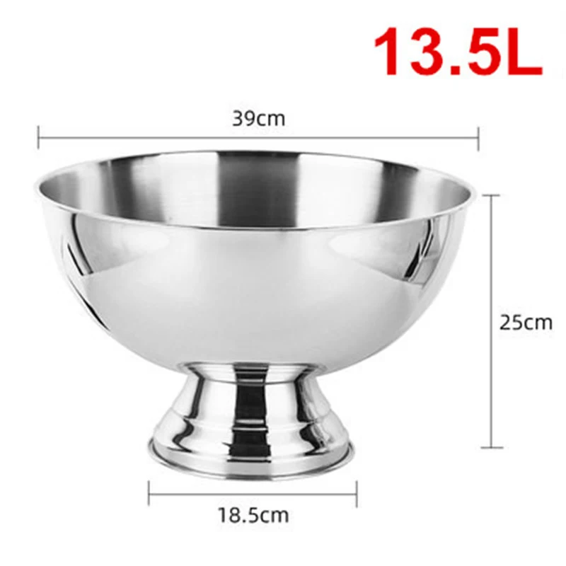 Grote champagnestaaf emmer bie - Ice Bucket Silver recensie en prijs