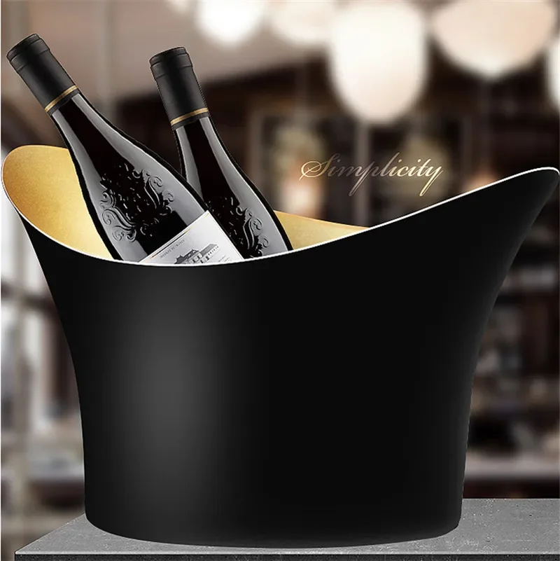 Grote champagnestaaf emmer bie - Ice Bucket Silver recensie en prijs
