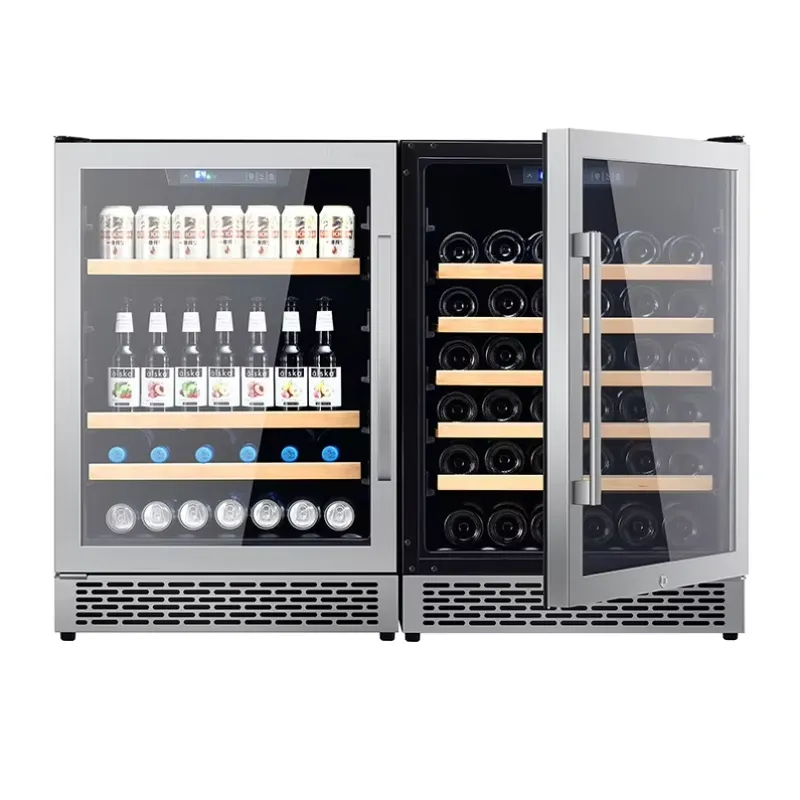 Wijnkoelkast met dubbele glaze - Wine Beer Fridge Cabinet recensie en prijs