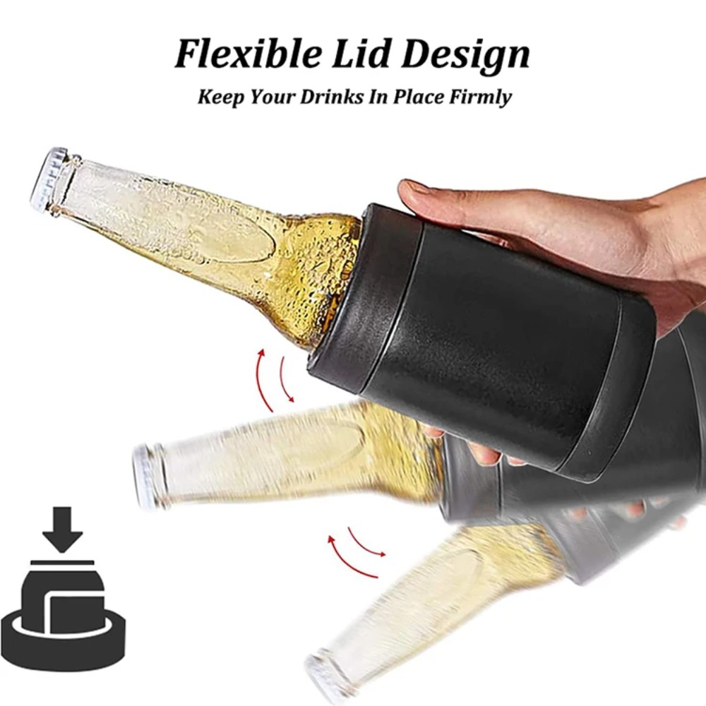 3-in-1 RVS bierfleskoeler, geï - Wine Beer Holder recensie en prijs