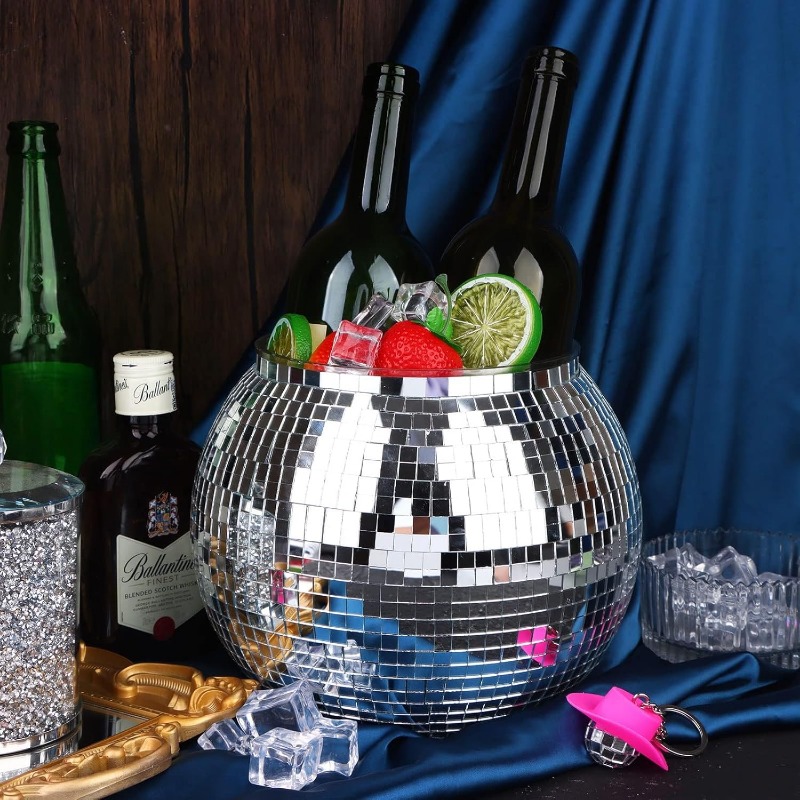 Disco IJsbal Emmer Spiegel Zil - Ice Bucket Silver recensie en prijs
