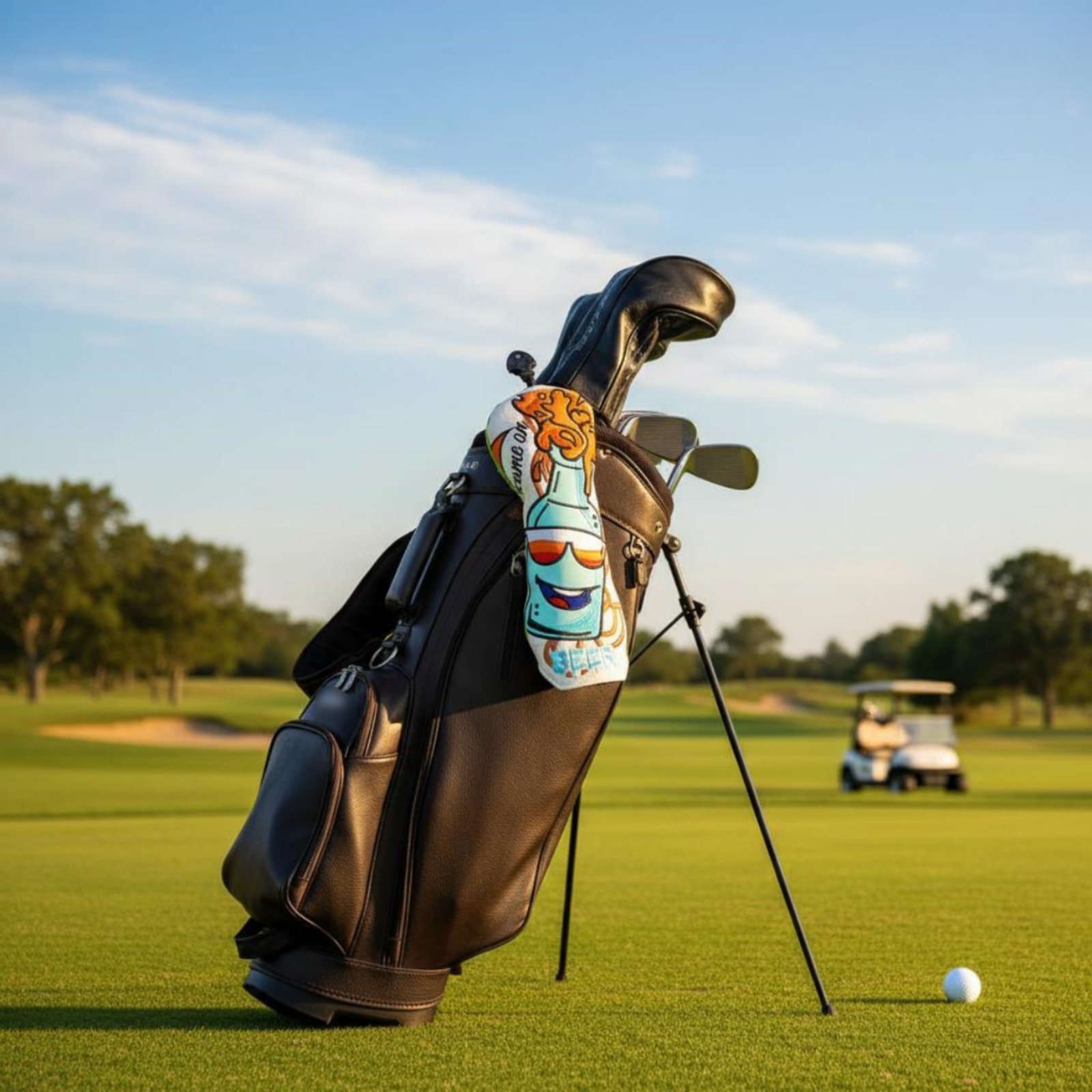Geborduurde sport houten hoesj - Beer & Wine Jockey Plaza Shopping recensie en prijs