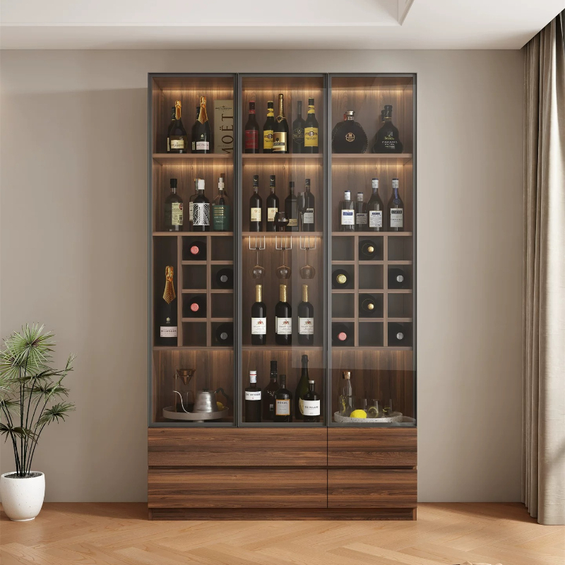 Woonkamer glazen vitrinekasten - Wine & Beer Shop Photos recensie en prijs