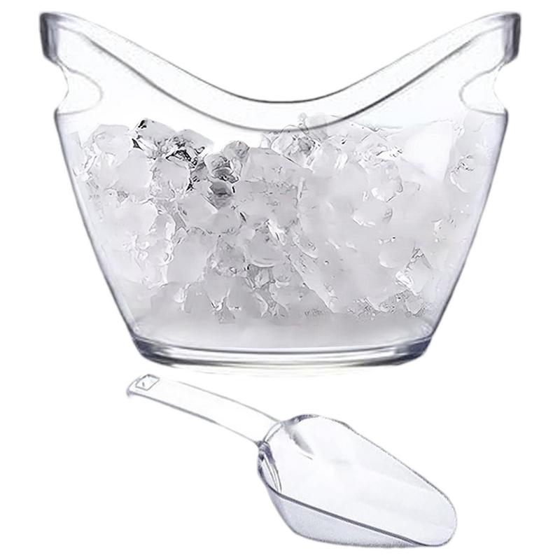 Doorzichtige ijsemmer Drankkui - Ice Bucket Silver recensie en prijs