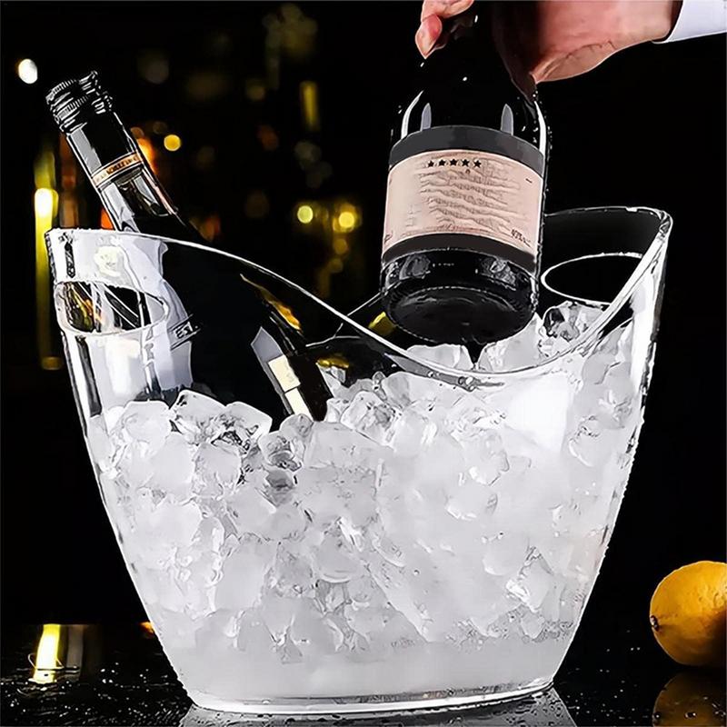 Doorzichtige ijsemmer Drankkui - Ice Bucket Silver recensie en prijs