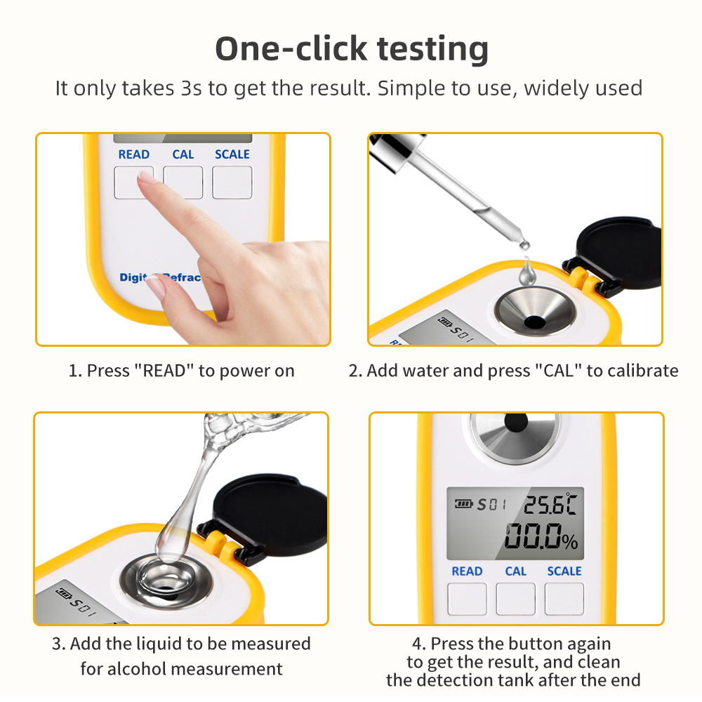 Digitale Alcohol Refractometer - Wine Beer And Spirits recensie en prijs