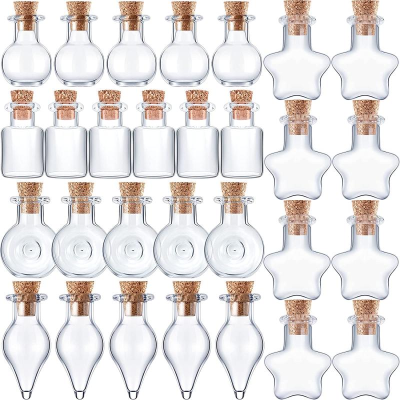10 Stuks Kleine Glazen Flessen - Bottle Stopper Set recensie en prijs