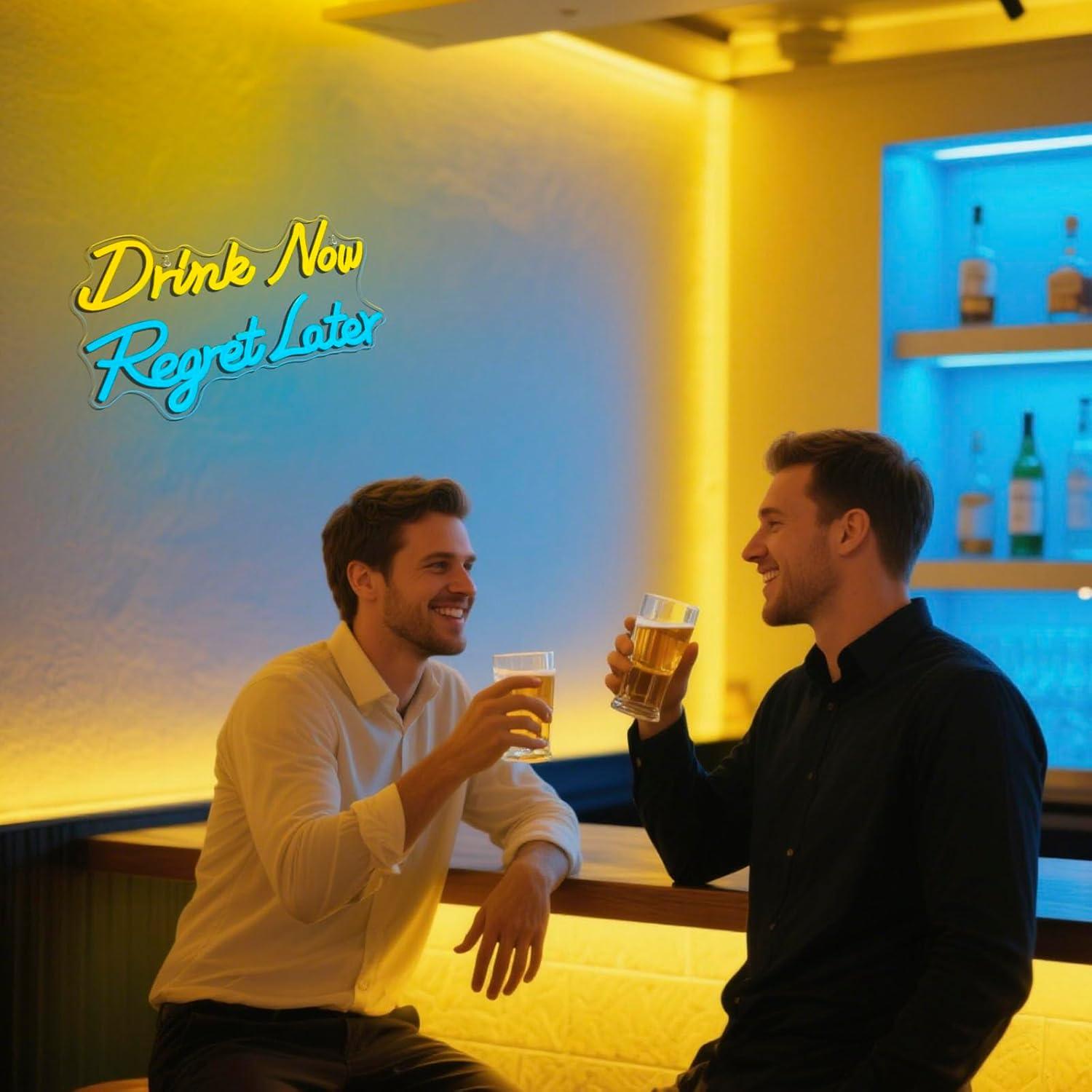 Bier Neonbord Drink Nu Spijt L - Beer & Wine Jockey Plaza Shopping recensie en prijs
