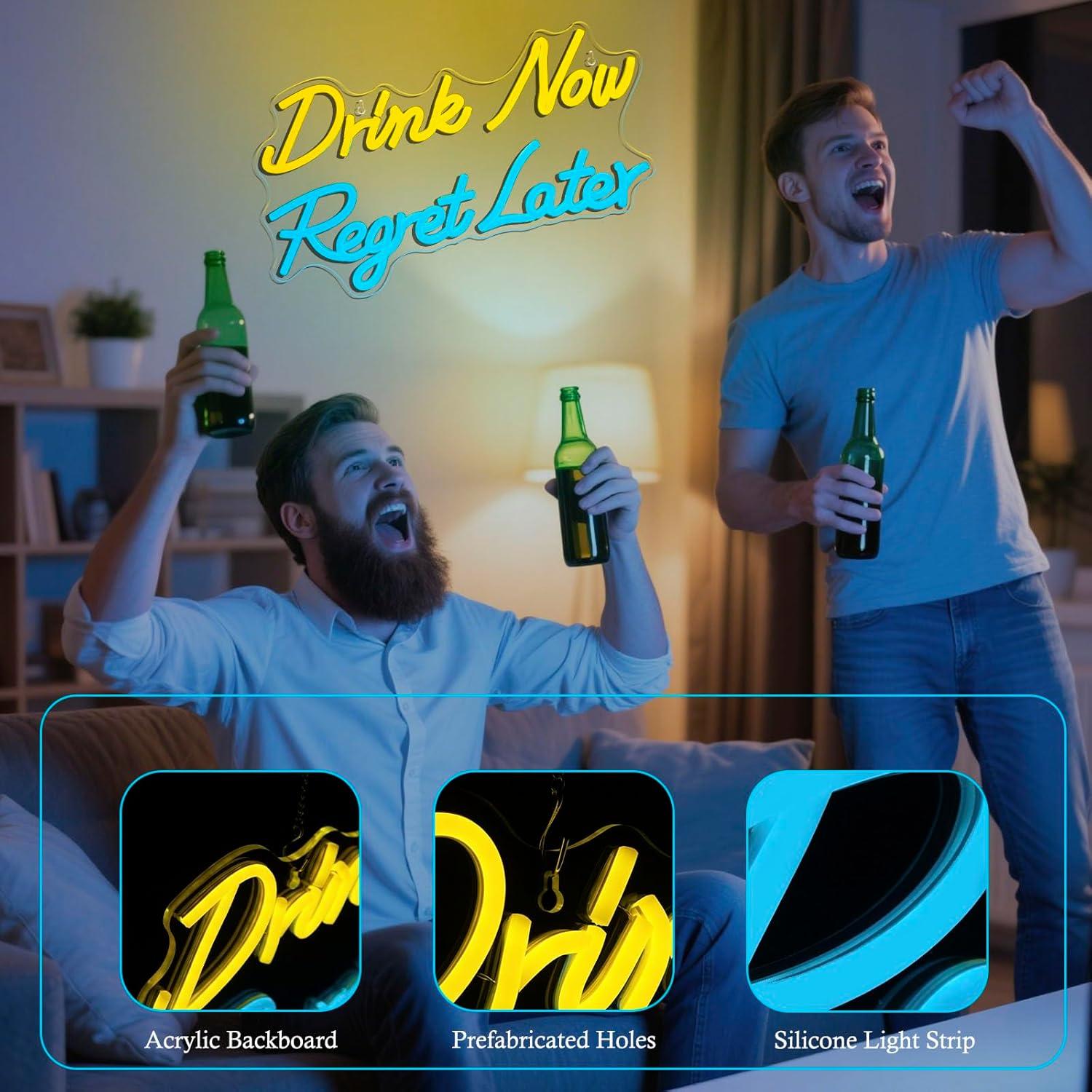 Bier Neonbord Drink Nu Spijt L - Beer & Wine Jockey Plaza Shopping recensie en prijs