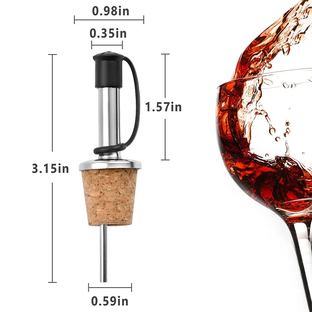 1PC Red Wine Cork Pourer Stain - Wine Beer And Spirits recensie en prijs