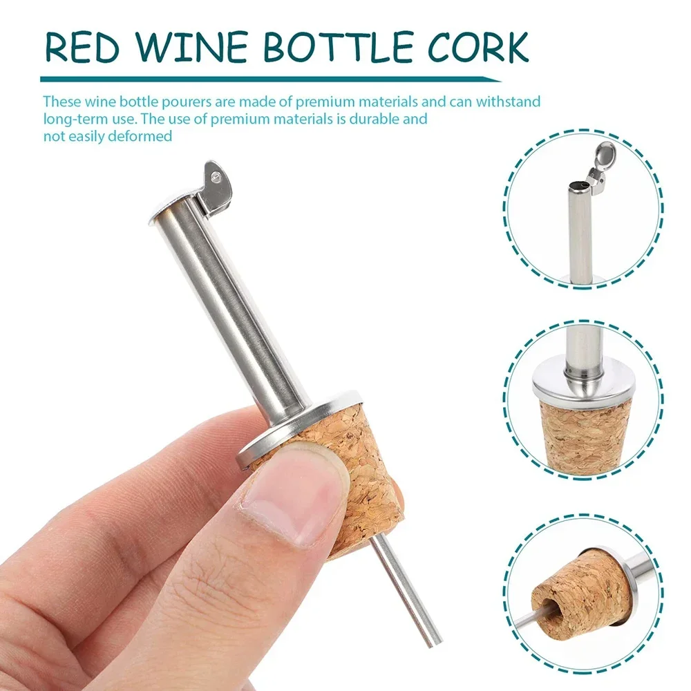 1PC Red Wine Cork Pourer Stain - Wine Beer And Spirits recensie en prijs