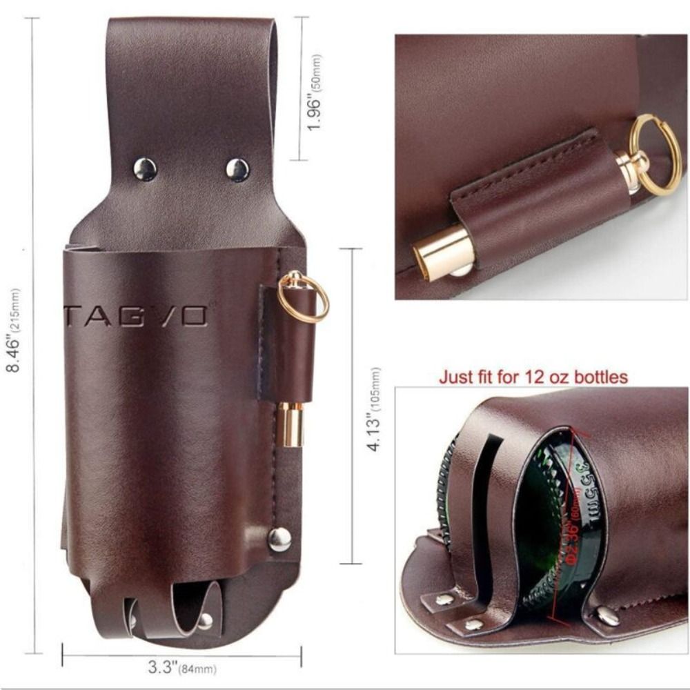 PU lederen bierfles taille hol - Wine Beer Holder recensie en prijs
