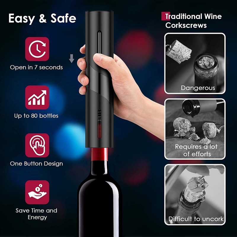 Oplaadbare multifunctionele el - Bottle Stopper Set recensie en prijs