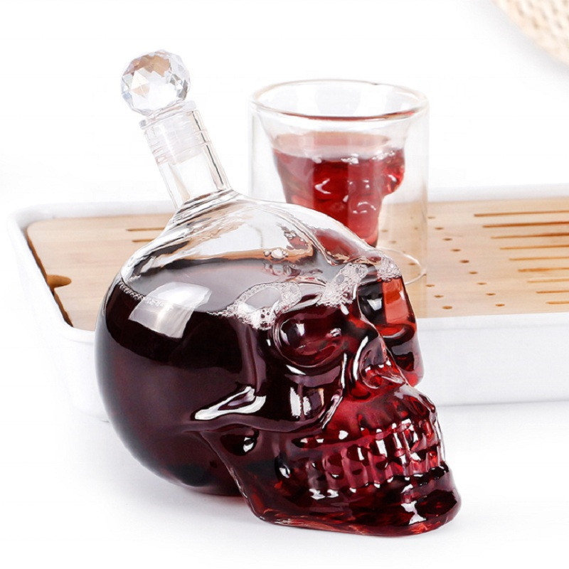 Creatieve Schedel Hoofd Karaf  - Wine Beer And Spirits recensie en prijs