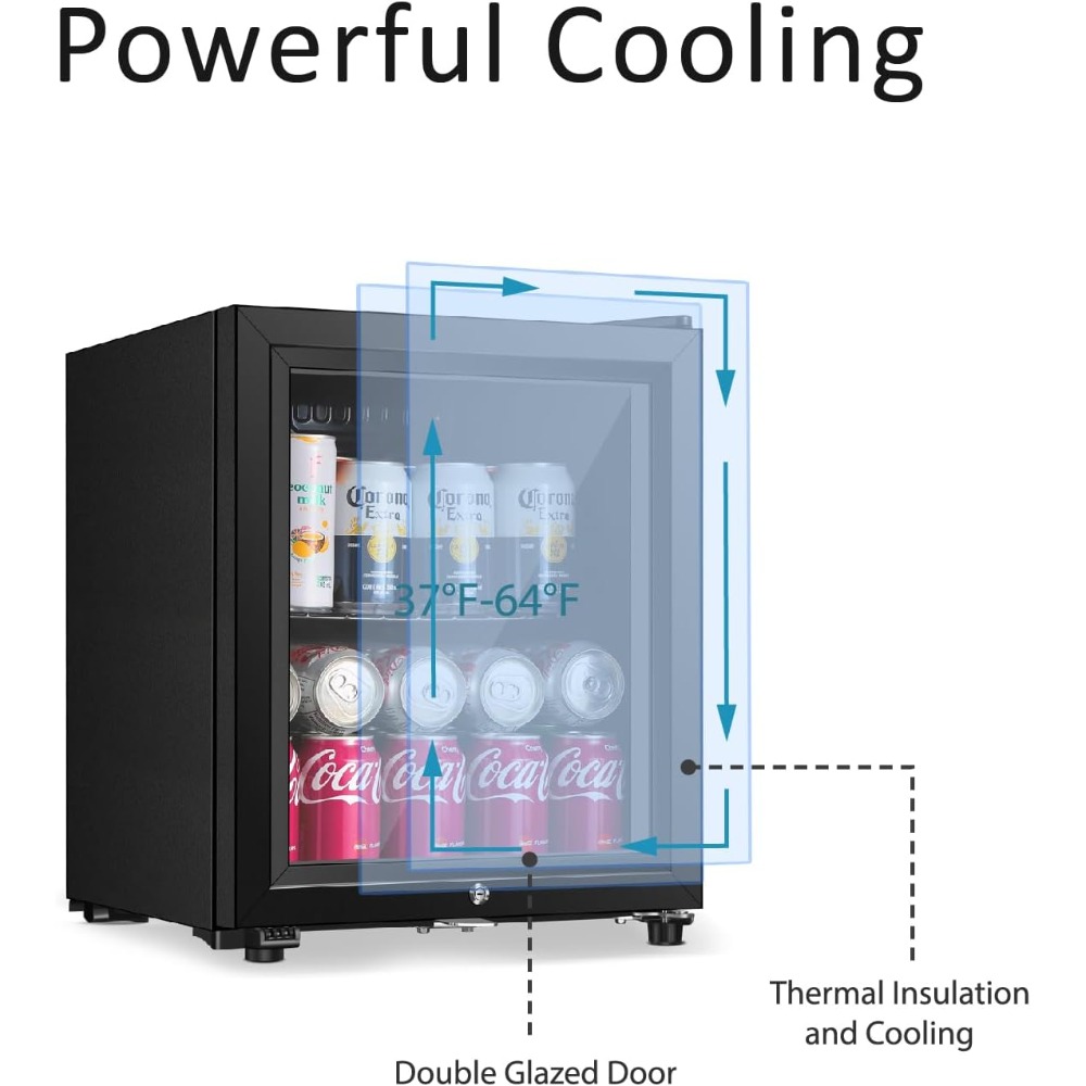 US Shipping 1.3 Cu.ft Mini-koe - Wine Beer Fridge Cabinet recensie en prijs