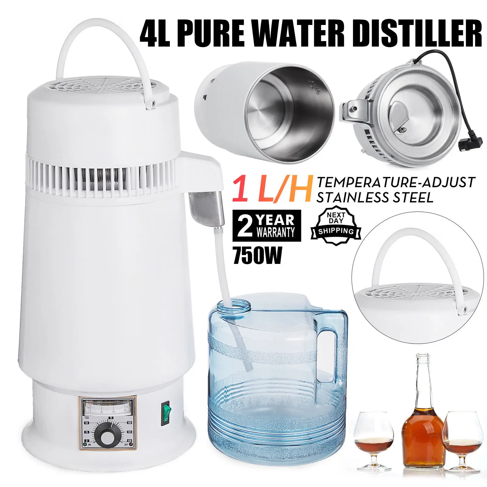 Elektrische wateralcohol disti - Wine Beer Distillation recensie en prijs
