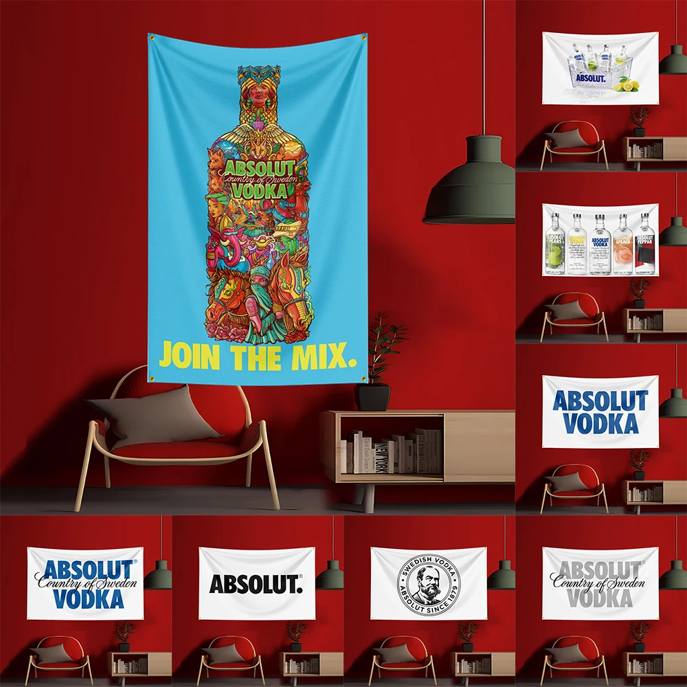 90X150CM A-Absolut Vodka Vlag  - Wine Beer Garden recensie en prijs