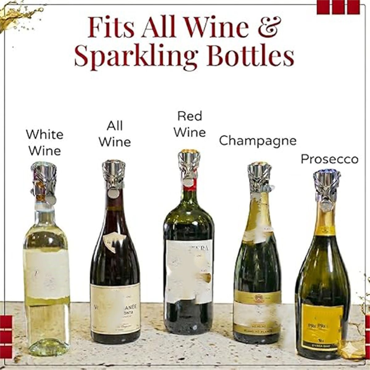 (A02R] 2 stuks wijnstopper en  - Wine & Beer Shop Photos recensie en prijs