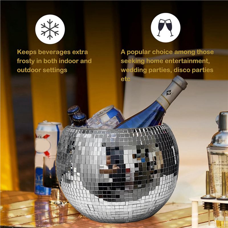 ABVS 4 stuks 10-inch discobal  - Ice Bucket Silver recensie en prijs