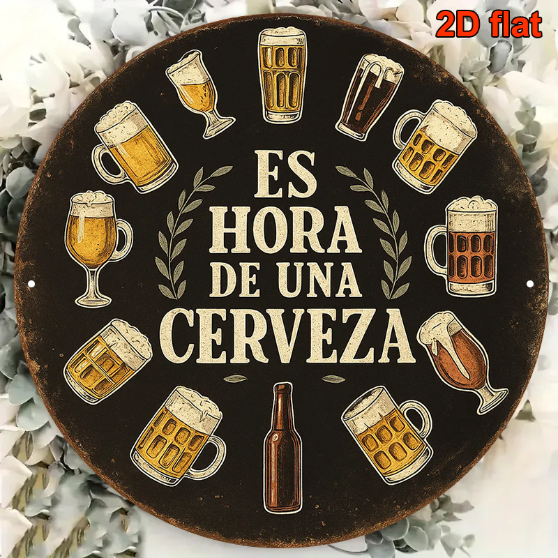 1 stuk 2D plat rond Hora De Rv - Wine Beer Garden recensie en prijs
