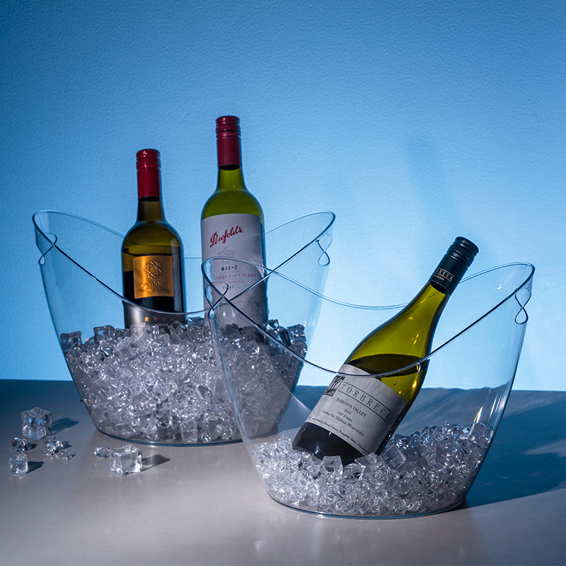 Transparante acryl ijs emmer,  - Wine Beer Holder recensie en prijs
