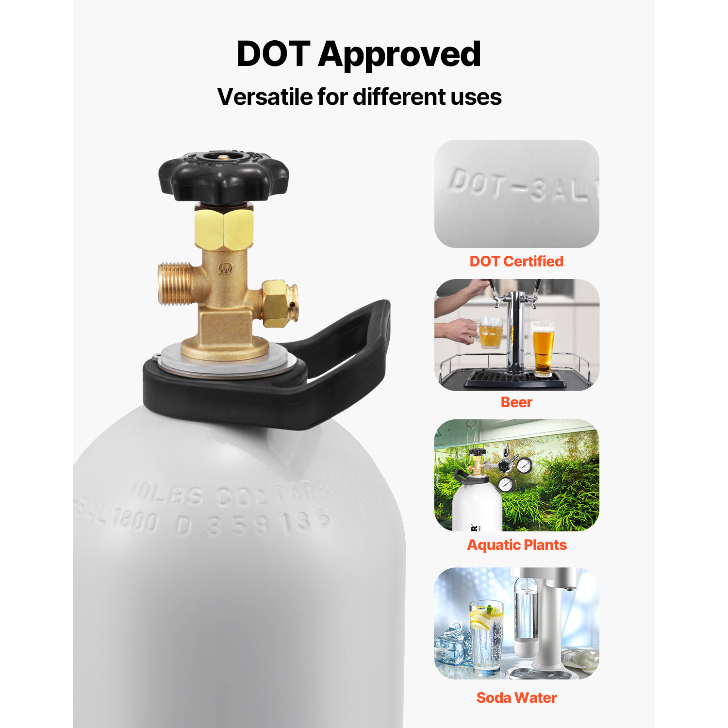 SucceBuy CO2 Tank 10 lbs Nieuw - Beer & Wine Jockey Plaza Shopping recensie en prijs