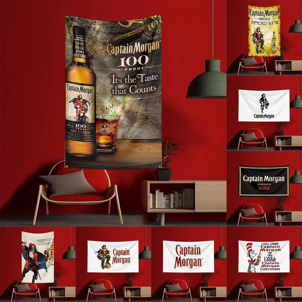 90X150CM C-Captain Morgans rum - Wine Beer Garden recensie en prijs