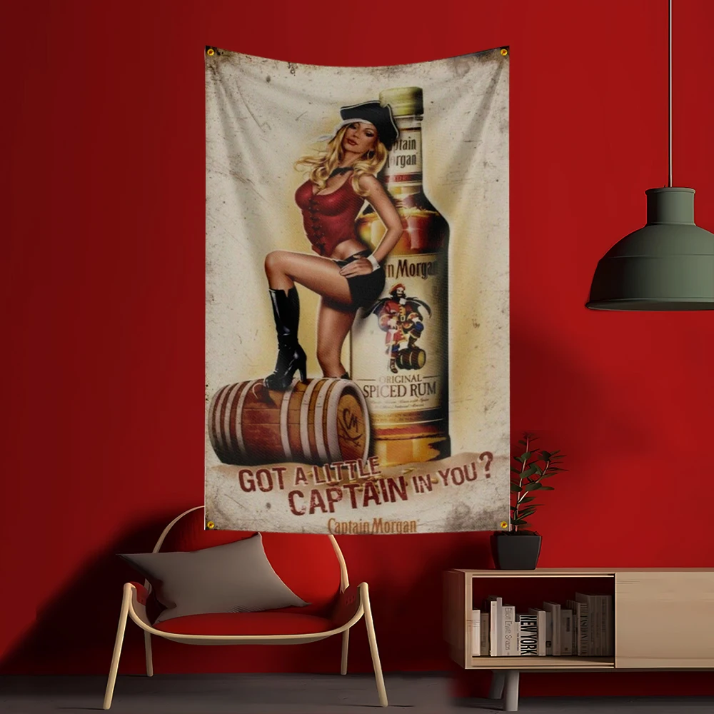 90X150CM C-Captain Morgans rum - Wine Beer Garden recensie en prijs