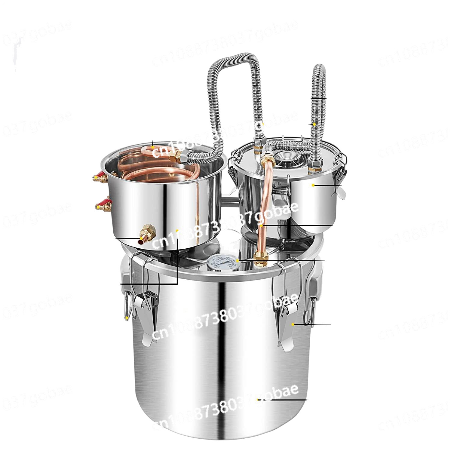 50L RVS Water Alcohol Distille - Wine Beer Distillation recensie en prijs